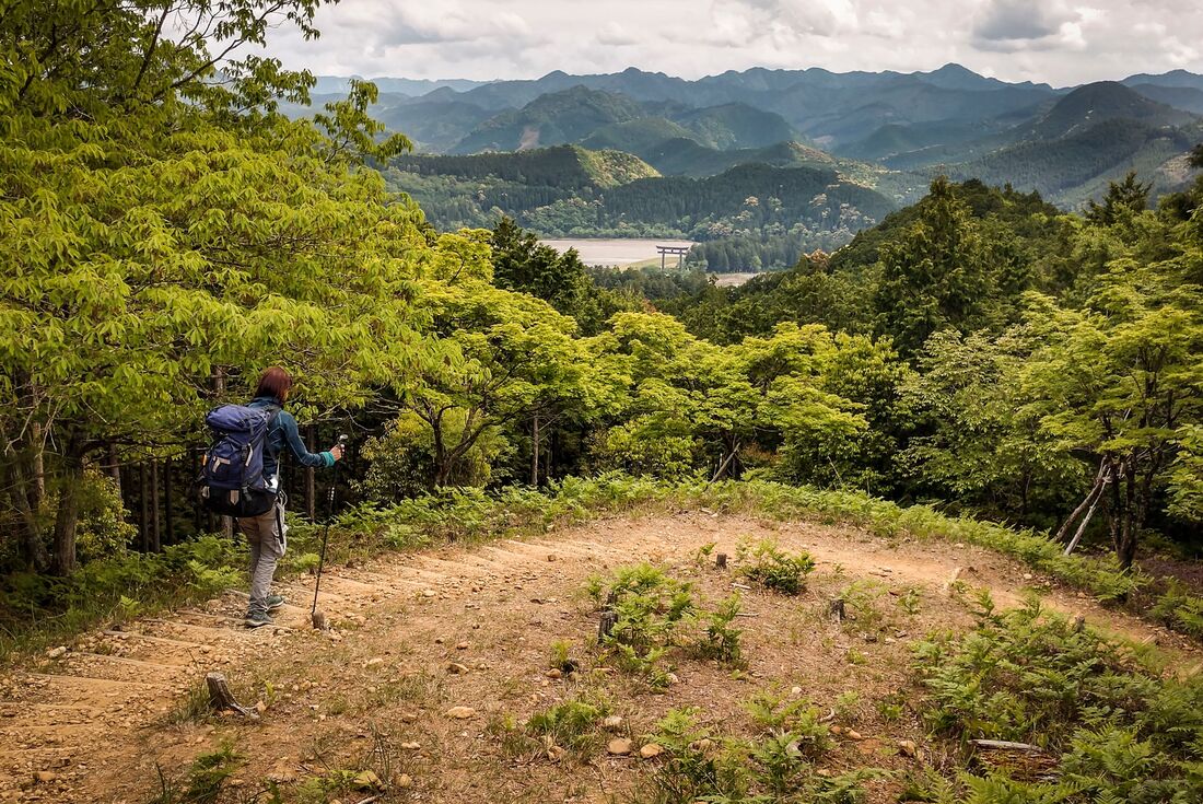 Serious hiking in southern Japan on the Kumano Kodo