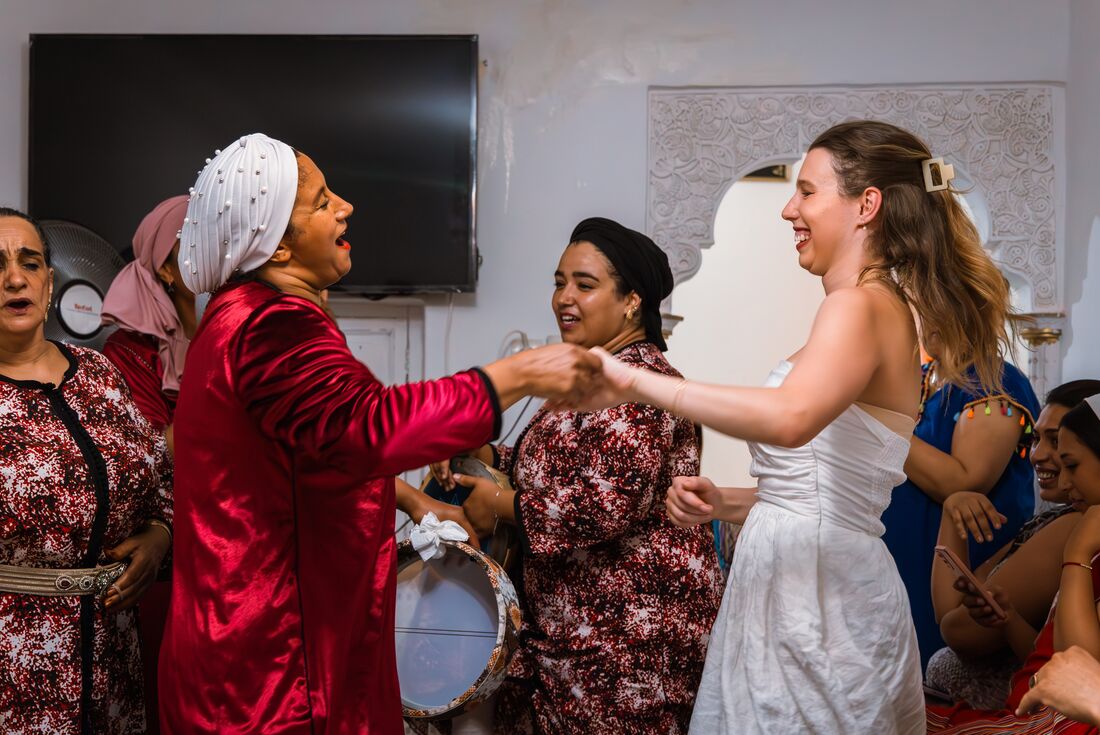 Intrepid traveller dances with The Houariyates, an all-female band inspired by l'Houara and Hammadas