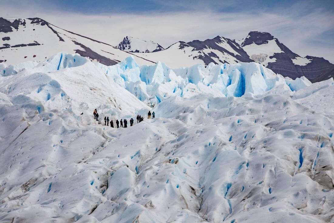 Traversing the Perito Moreno Glacier in Patagonia