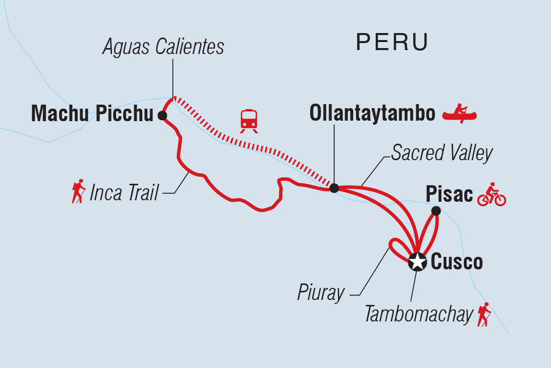Map of Peru Multi-Sport including Peru