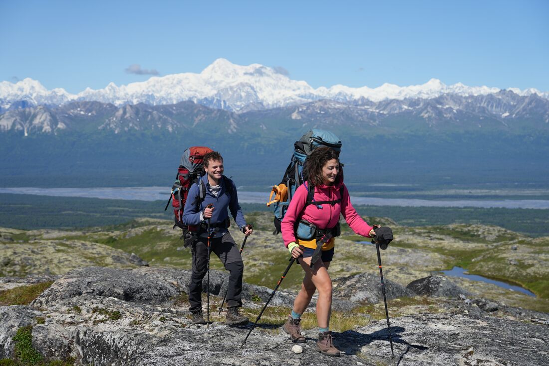 Backpacking in the majestic Denali National Park, Alaska