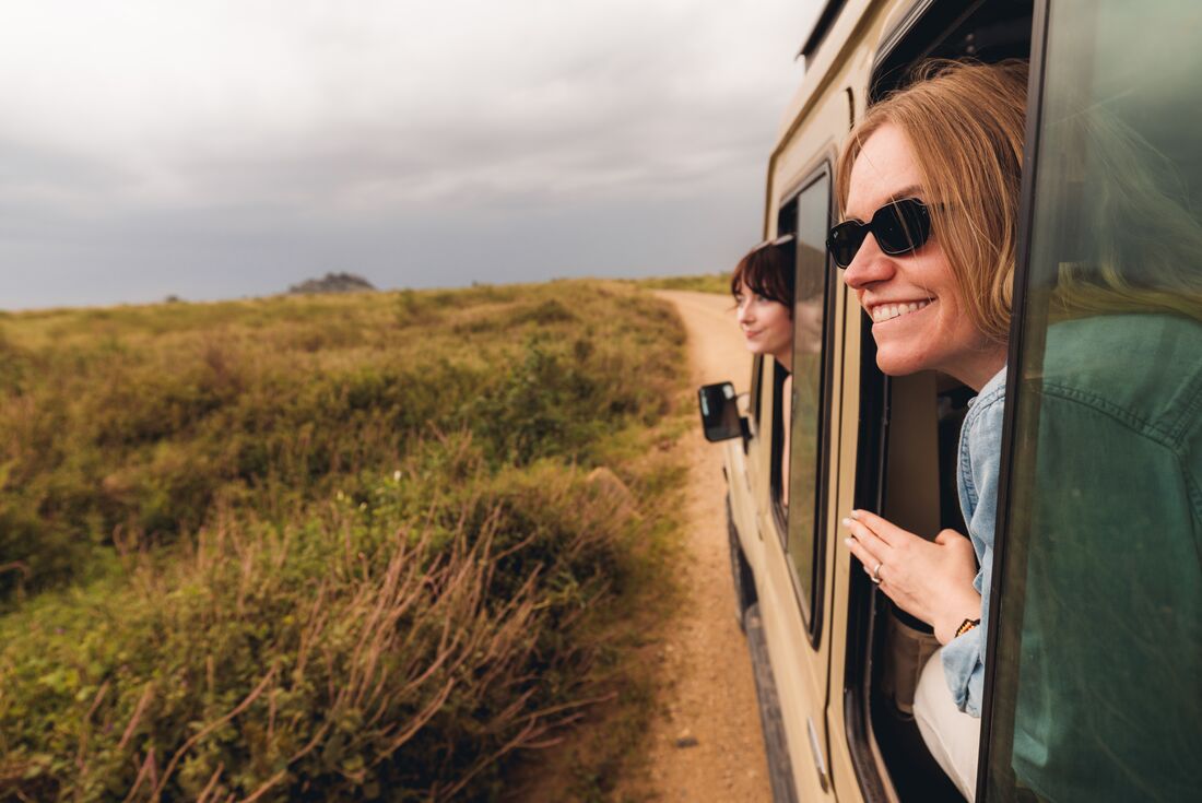Looking out at the big five in Serengeti National Park