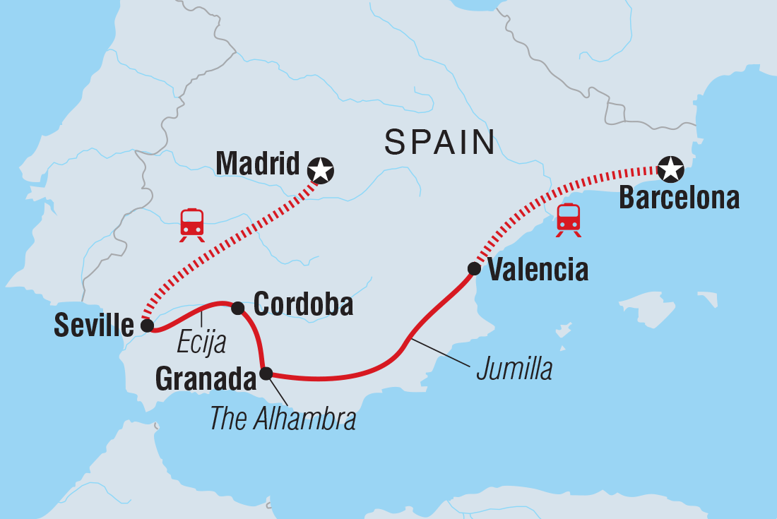 Map of Premium Spain including Spain